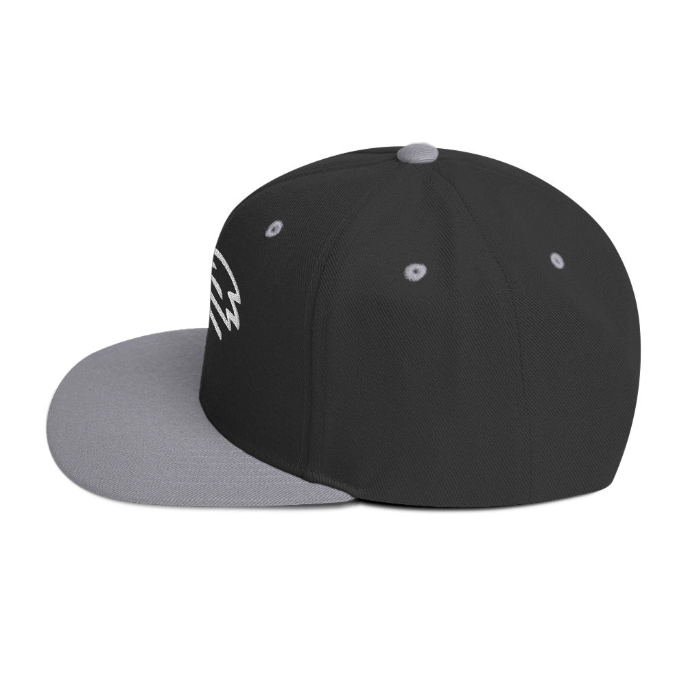 MountainStarGalaxy Snapback Hat Black Silver
