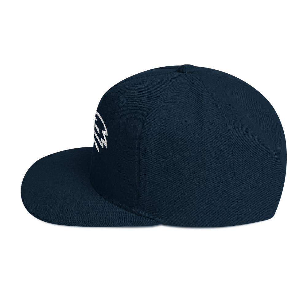 MountainStarGalaxy Snapback Hat Dark Navy