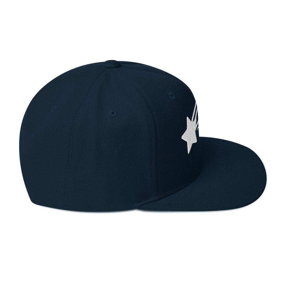 MountainStarGalaxy Snapback Hat Dark Navy