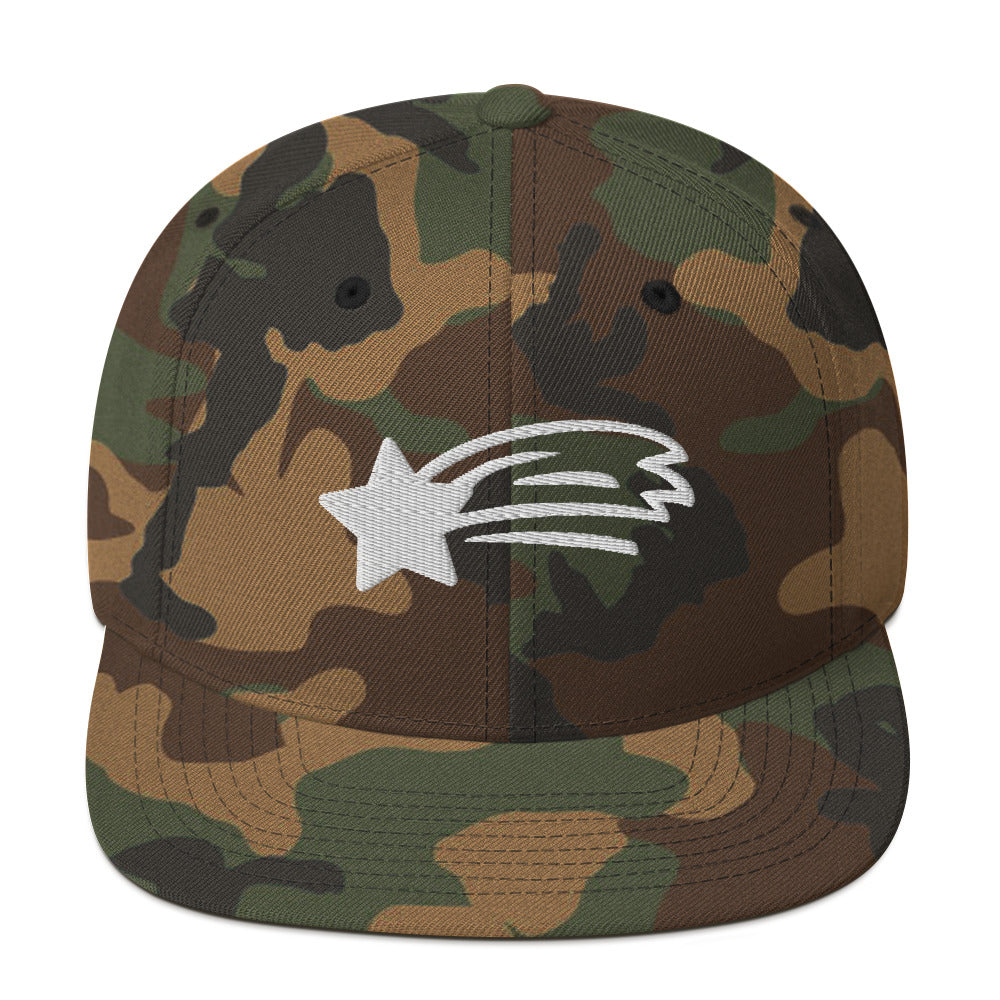 MountainStarGalaxy Snapback Hat Green Camo
