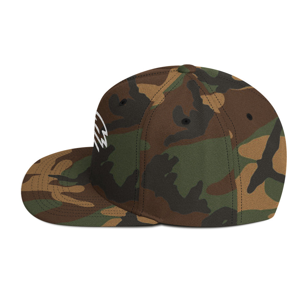 MountainStarGalaxy Snapback Hat Green Camo