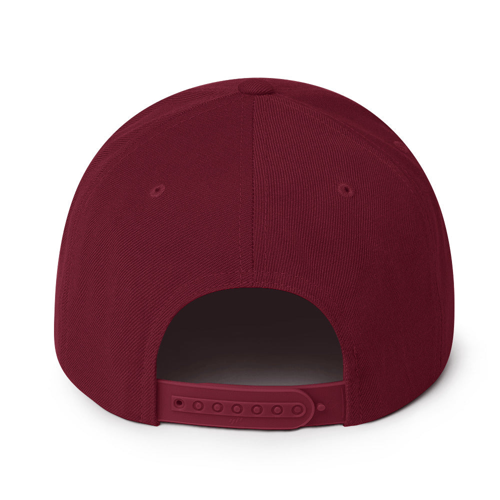 MountainStarGalaxy Snapback Hat Maroon