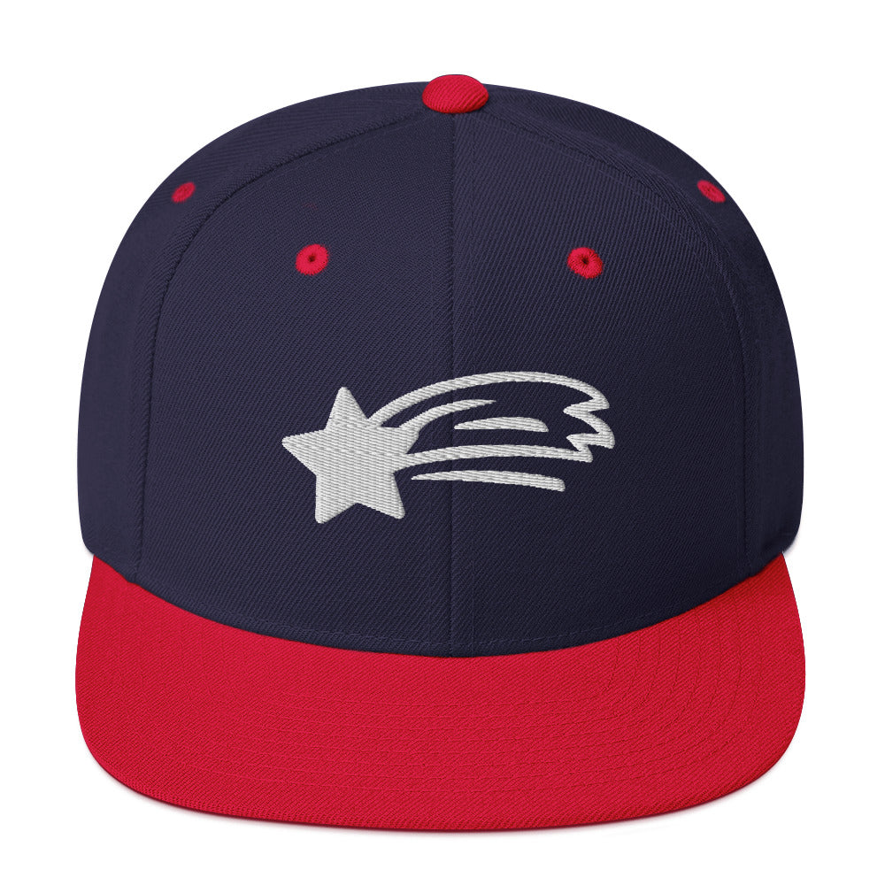 MountainStarGalaxy Snapback Hat Navy Red