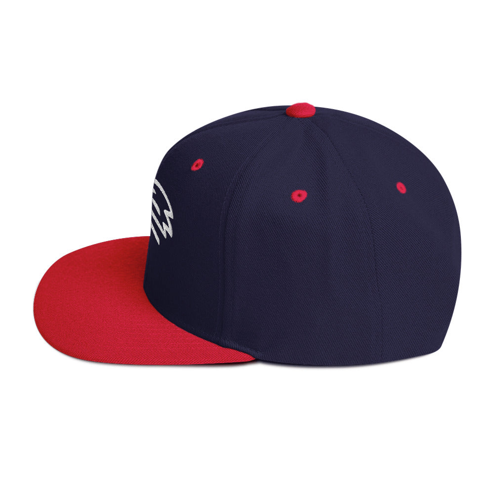 MountainStarGalaxy Snapback Hat Navy Red