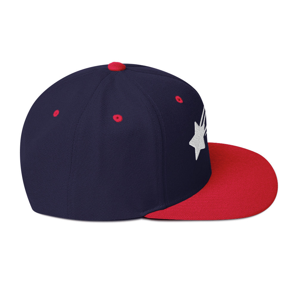 MountainStarGalaxy Snapback Hat Navy Red