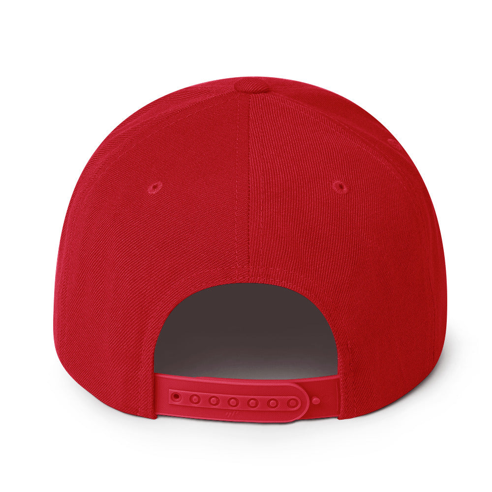 MountainStarGalaxy Snapback Hat Red