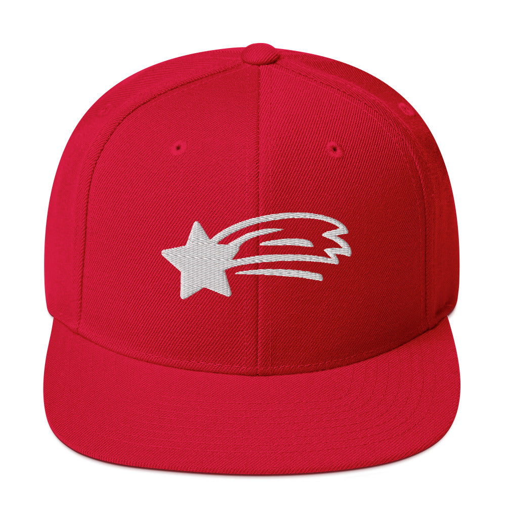 MountainStarGalaxy Snapback Hat Red