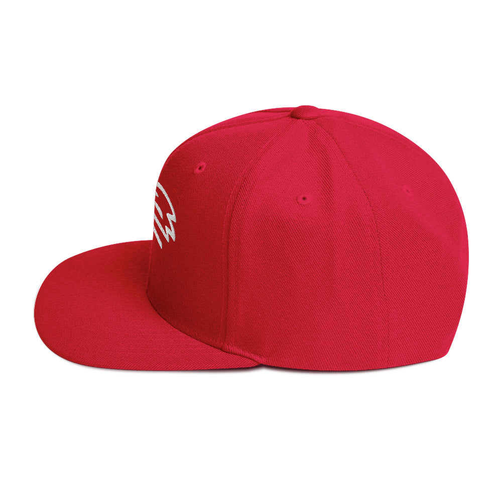 MountainStarGalaxy Snapback Hat Red