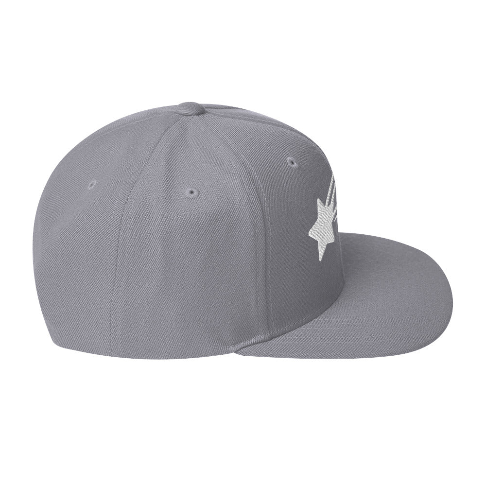 MountainStarGalaxy Snapback Hat Silver