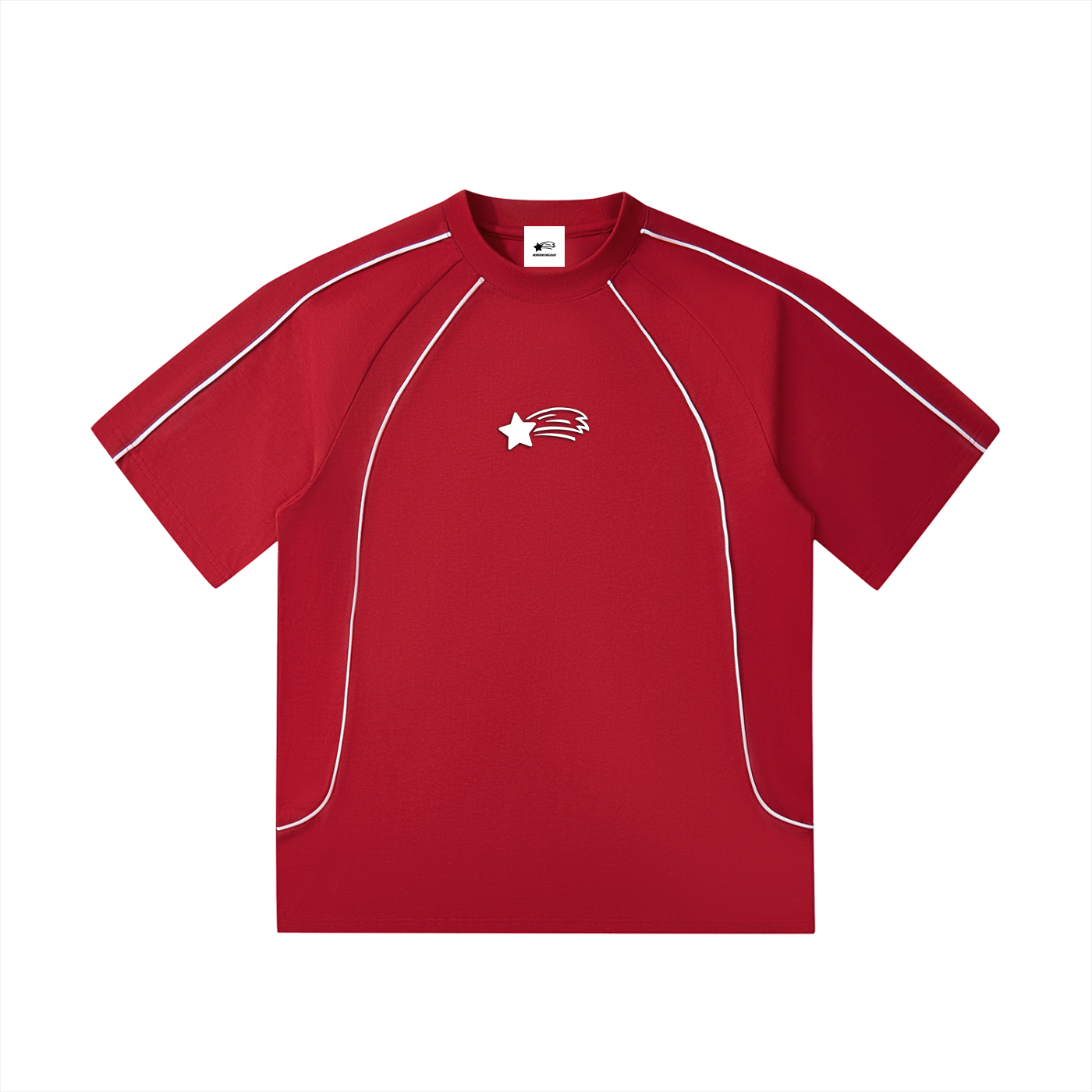 MountainStarGalaxy Contrast Stitch Raglan T-Shirt