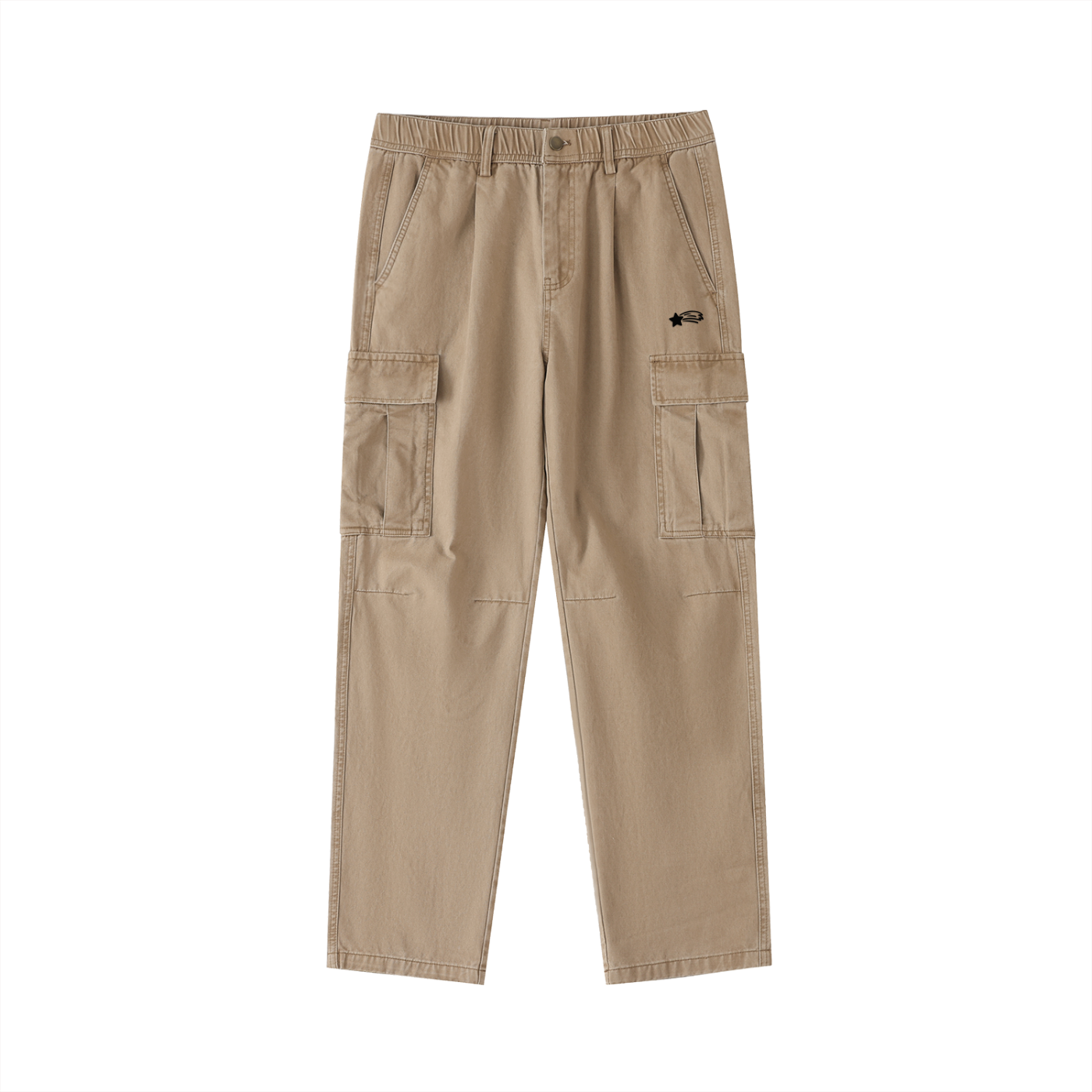 MountainStarGalaxy Men’s Elastic-Waist Cargo Pants