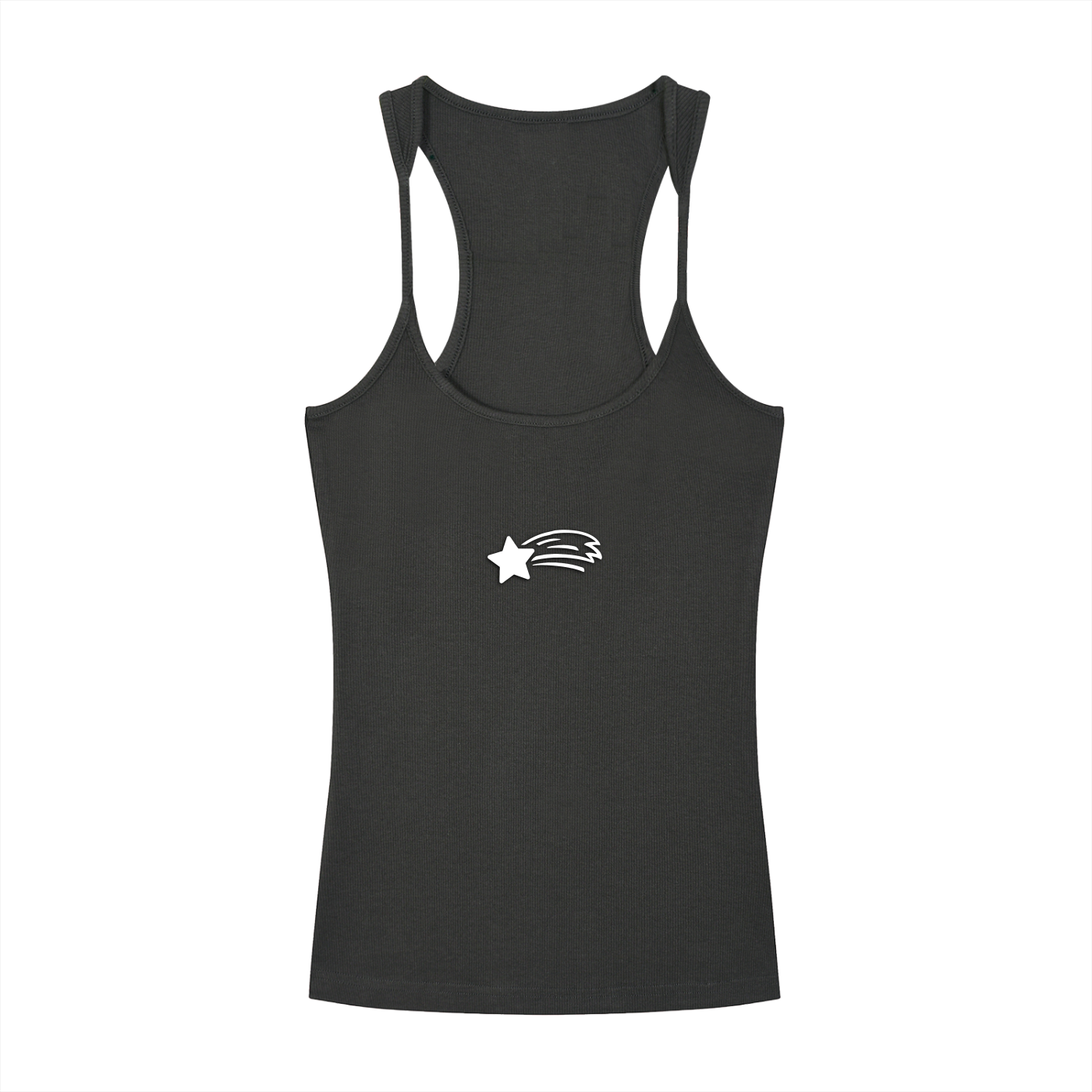 MountainStarGalaxy Women’s Slim Fit Ribbed Racerback Tank Top