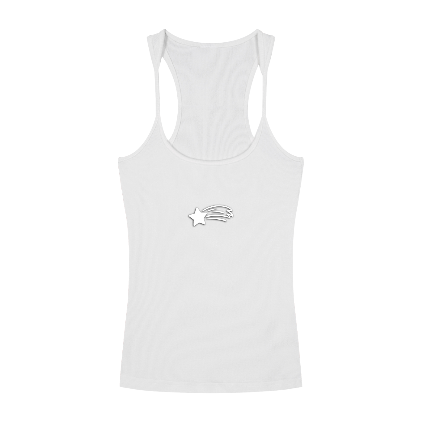MountainStarGalaxy Women’s Slim Fit Ribbed Racerback Tank Top