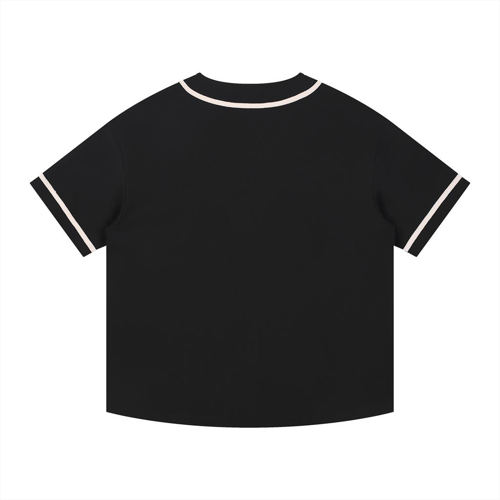 MountainStarGalaxy Contrast Piped Button-Up Jersey