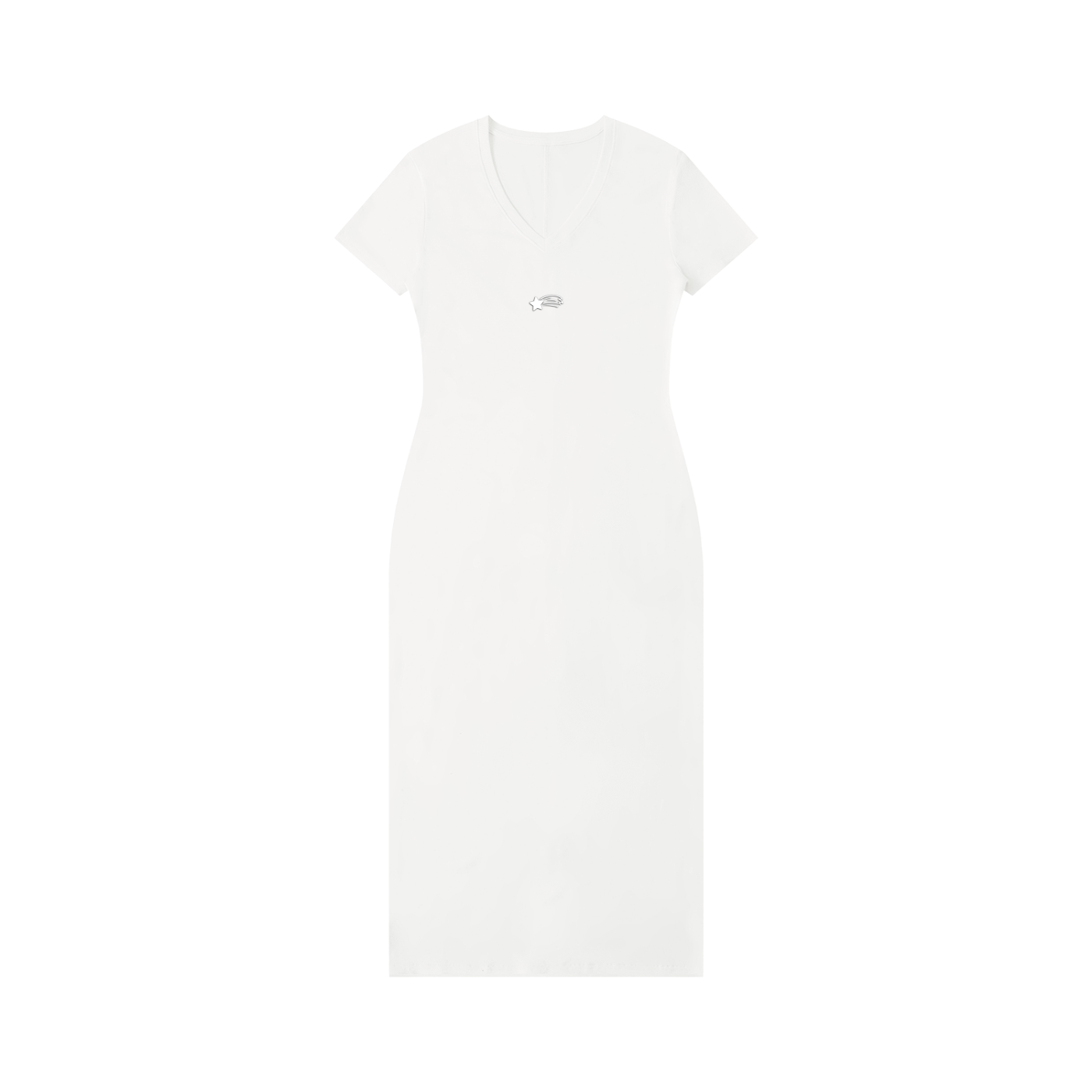 MountainStarGalaxy Women's V-Neck Short Sleeve Maxi Dress