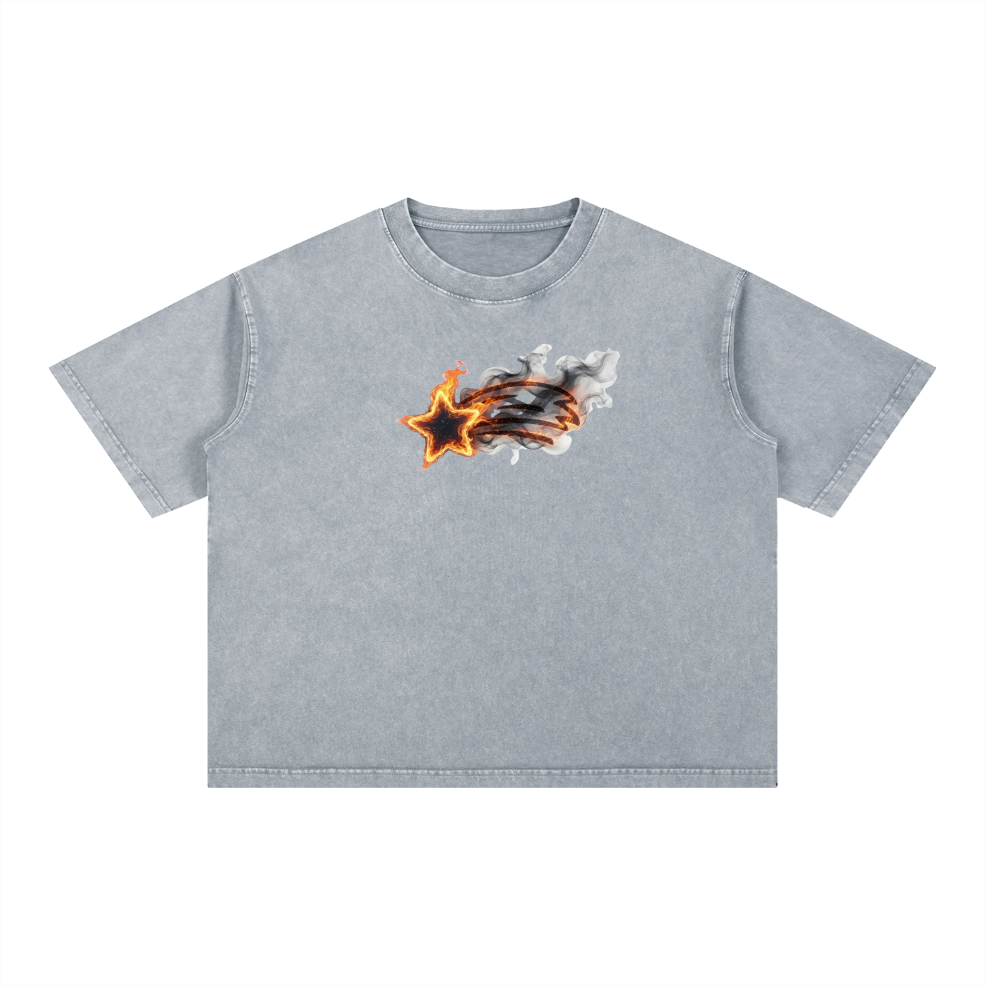 MountainStarGalaxy Mineral Wash Boxy Cotton T-Shirt