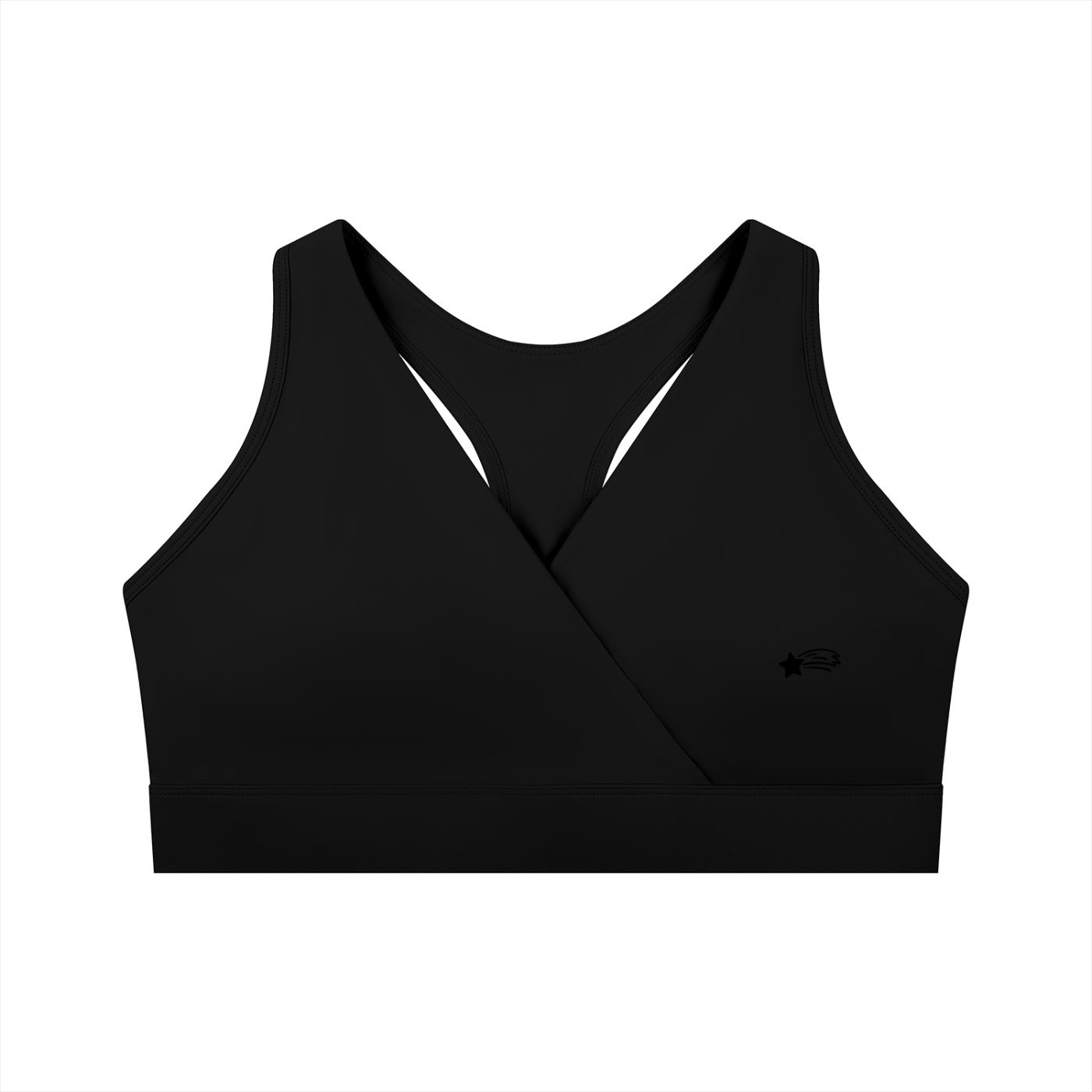 MountainStarGalaxy Women's Crossover V-Neck Sports Bra