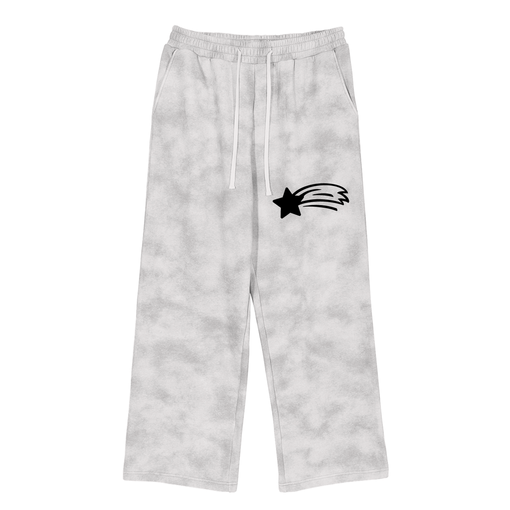 MountainStarGalaxy Unisex Fleece Sweatpants Flower gray