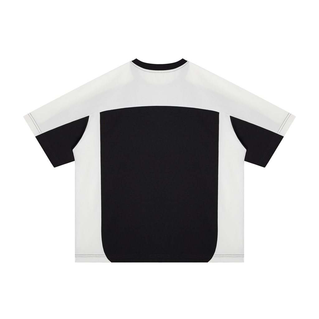 MountainStarGalaxy Color Block Loose T-Shirt