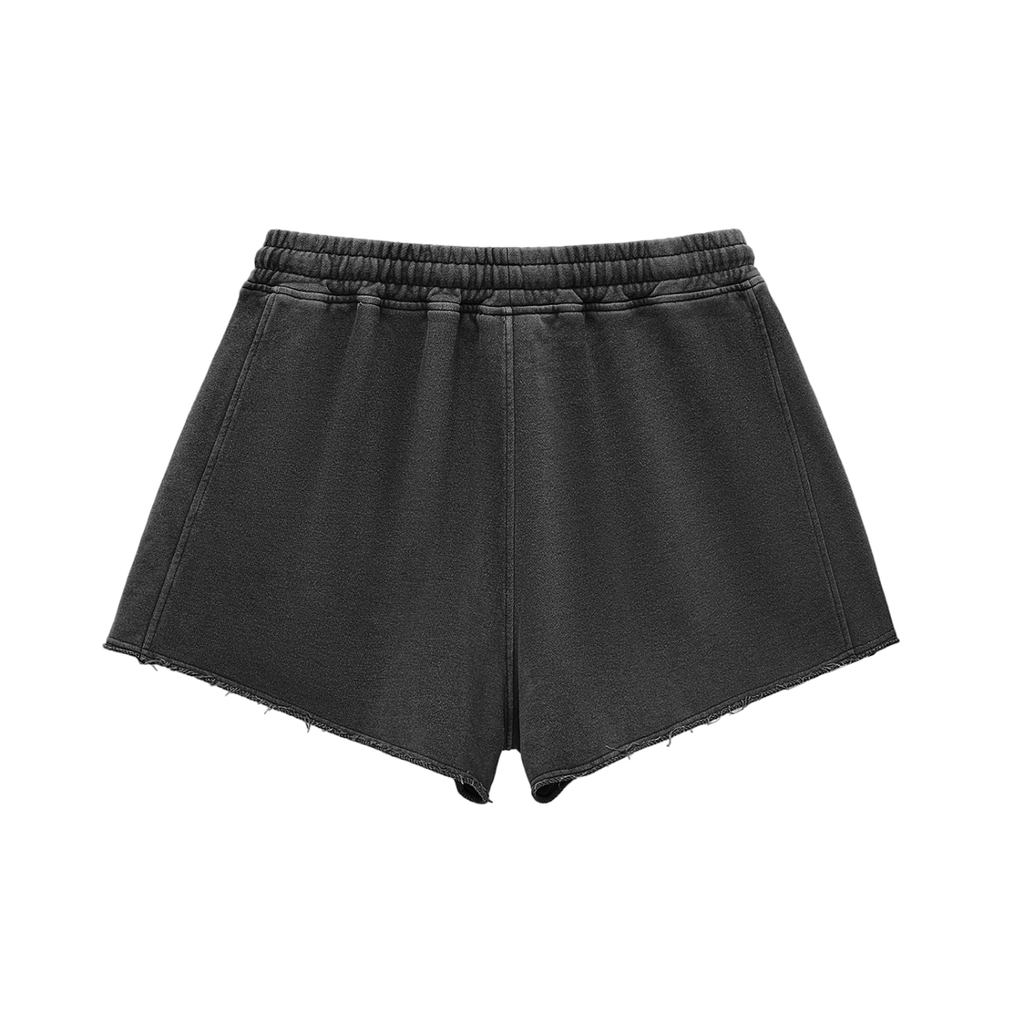 MountainStarGalaxy Women’s Natural dry
 Raw Edge Drawstring Shorts