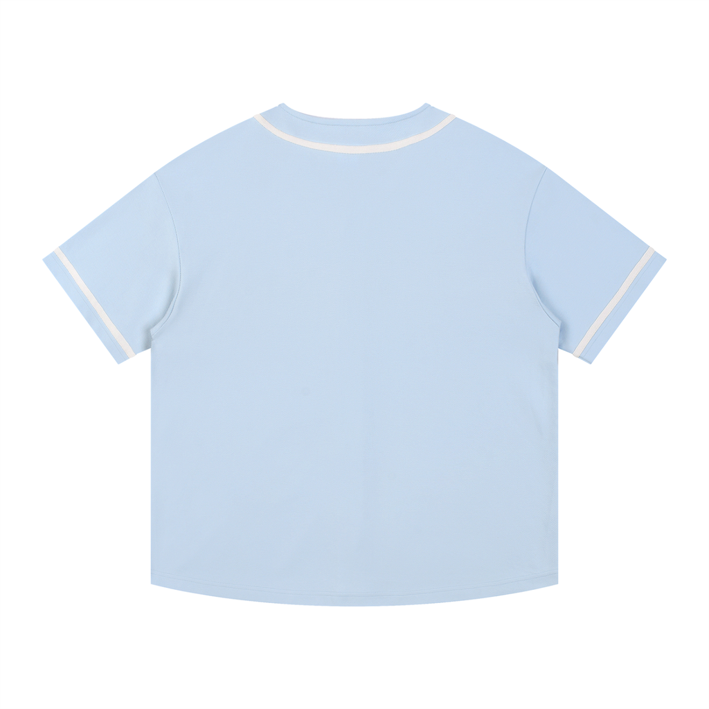 MountainStarGalaxy Contrast Piped Button-Up Jersey