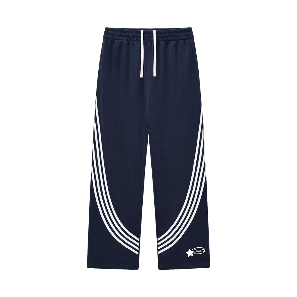 MountainStarGalaxy Curved Stripe Straight Sweatpants