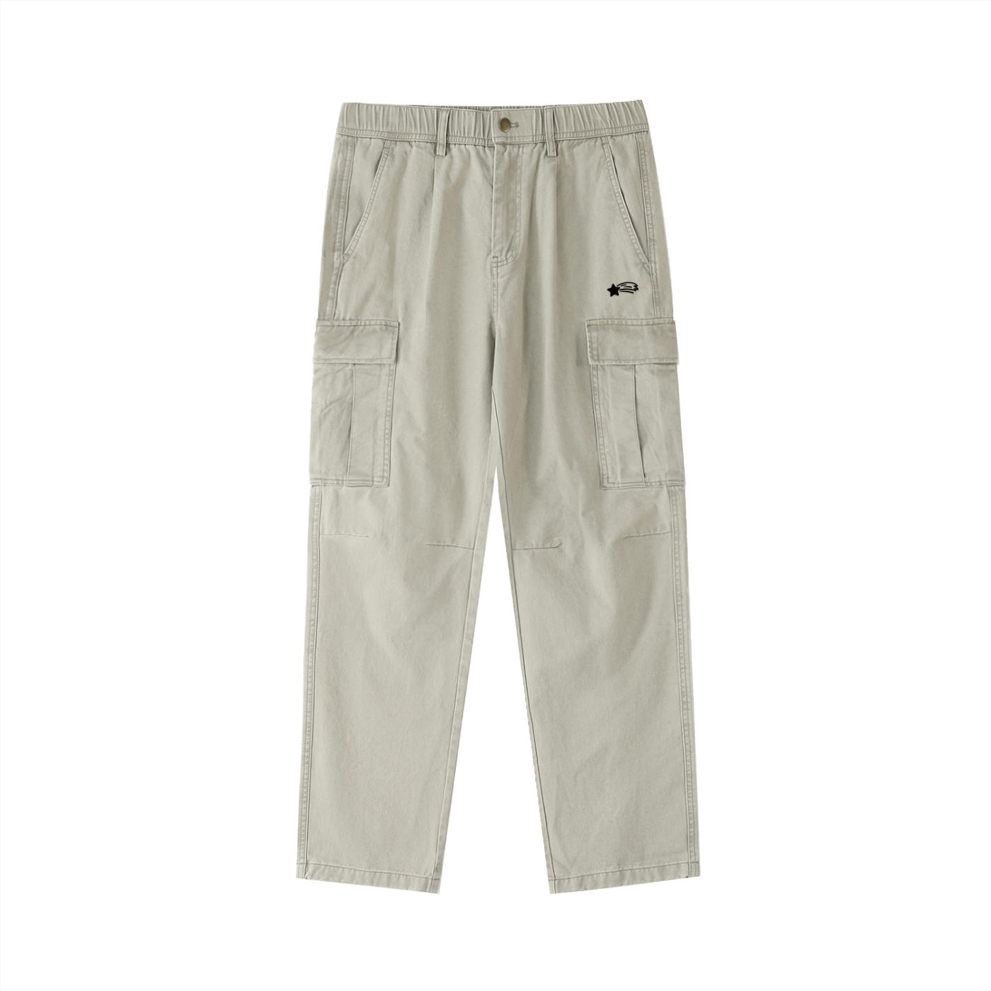 MountainStarGalaxy Men’s Elastic-Waist Cargo Pants