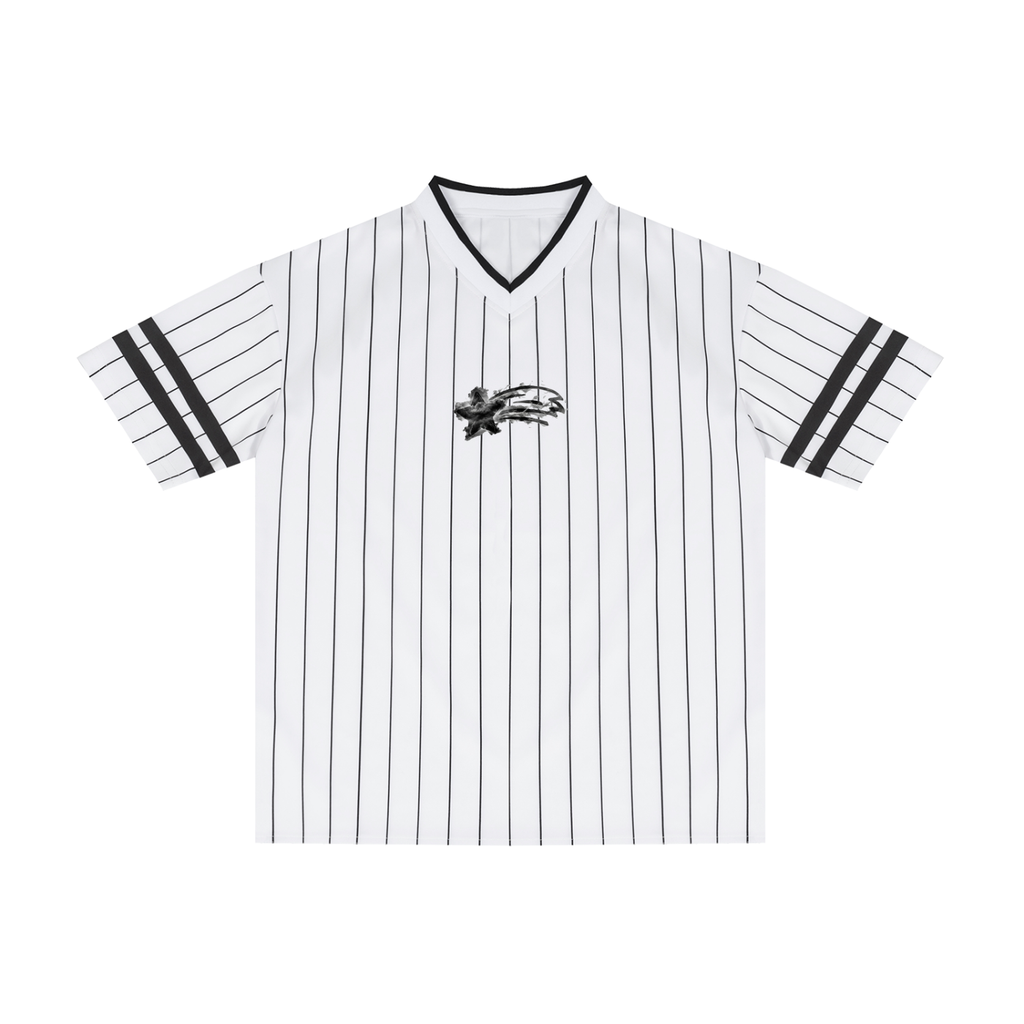 MountainStarGalaxy Striped Loose V-Neck T-Shirt