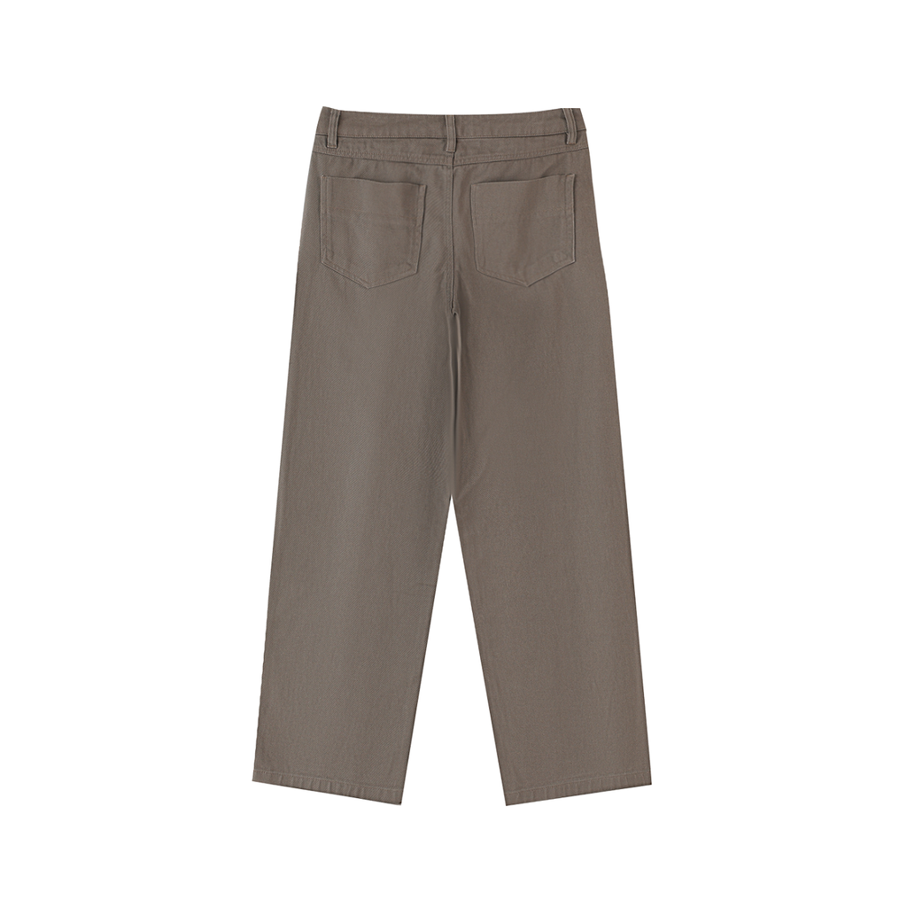 MountainStarGalaxy Men’s Heavyweight Cotton Straight-Leg Pants Pale Khaki