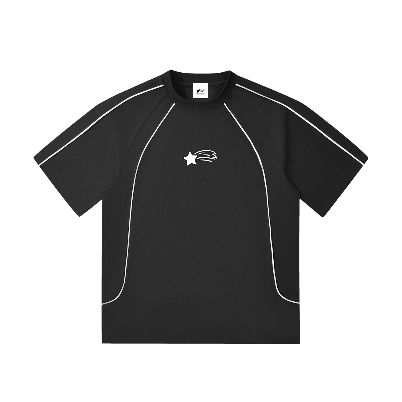 MountainStarGalaxy Contrast Stitch Raglan T-Shirt