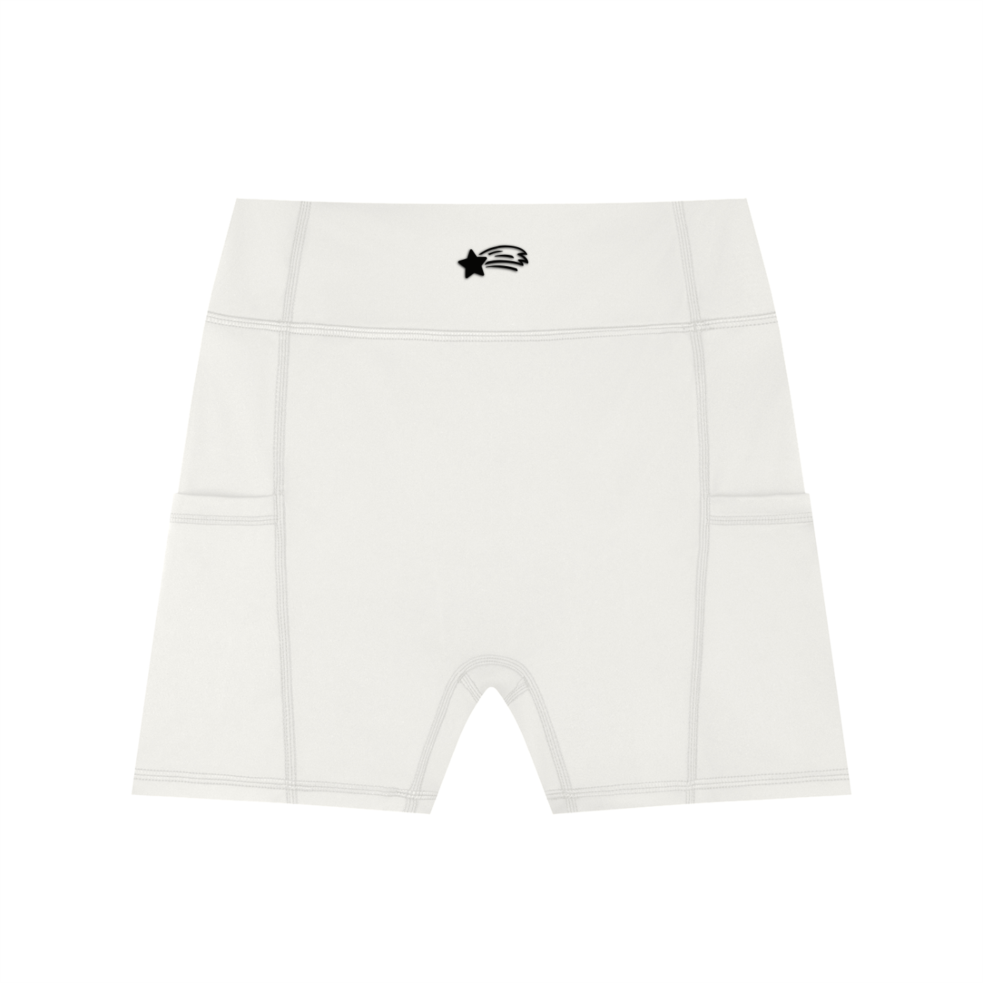 MountainStarGalaxy Women's High-Waisted Pocket Biker Shorts