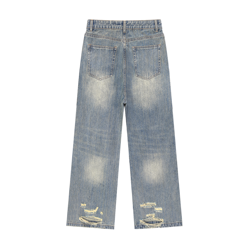 MountainStarGalaxy Vintage Wash Distressed Denim Jeans