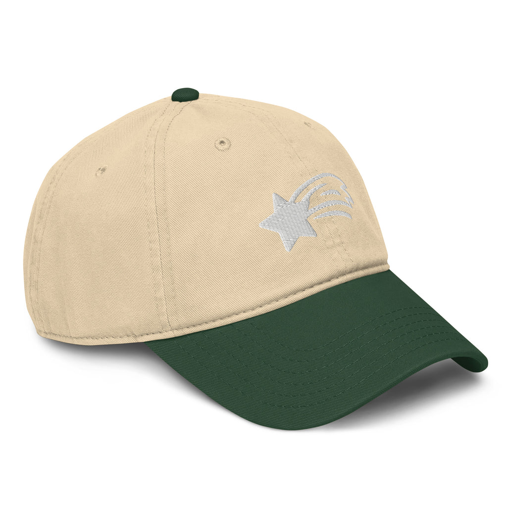 MountainStarGalaxy Garment Washed Baseball Hat Navy Khaki