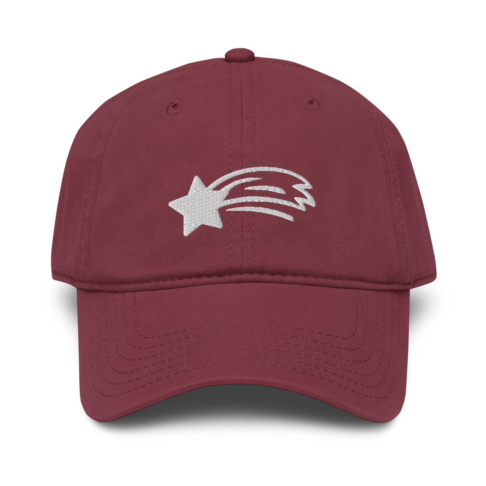 MountainStarGalaxy Garment Washed Baseball Hat Maroon