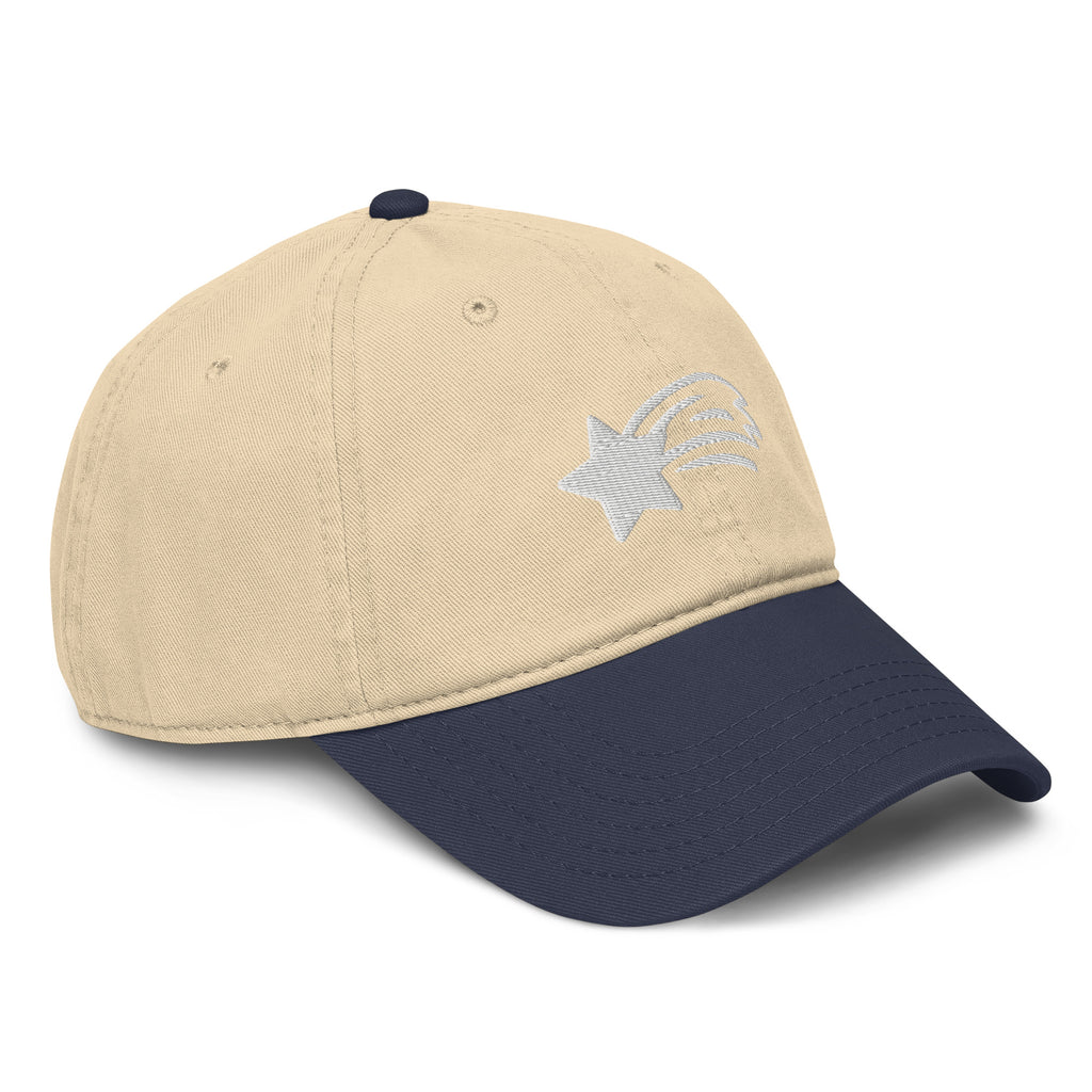 MountainStarGalaxy Garment Washed Baseball Hat Navy Khaki