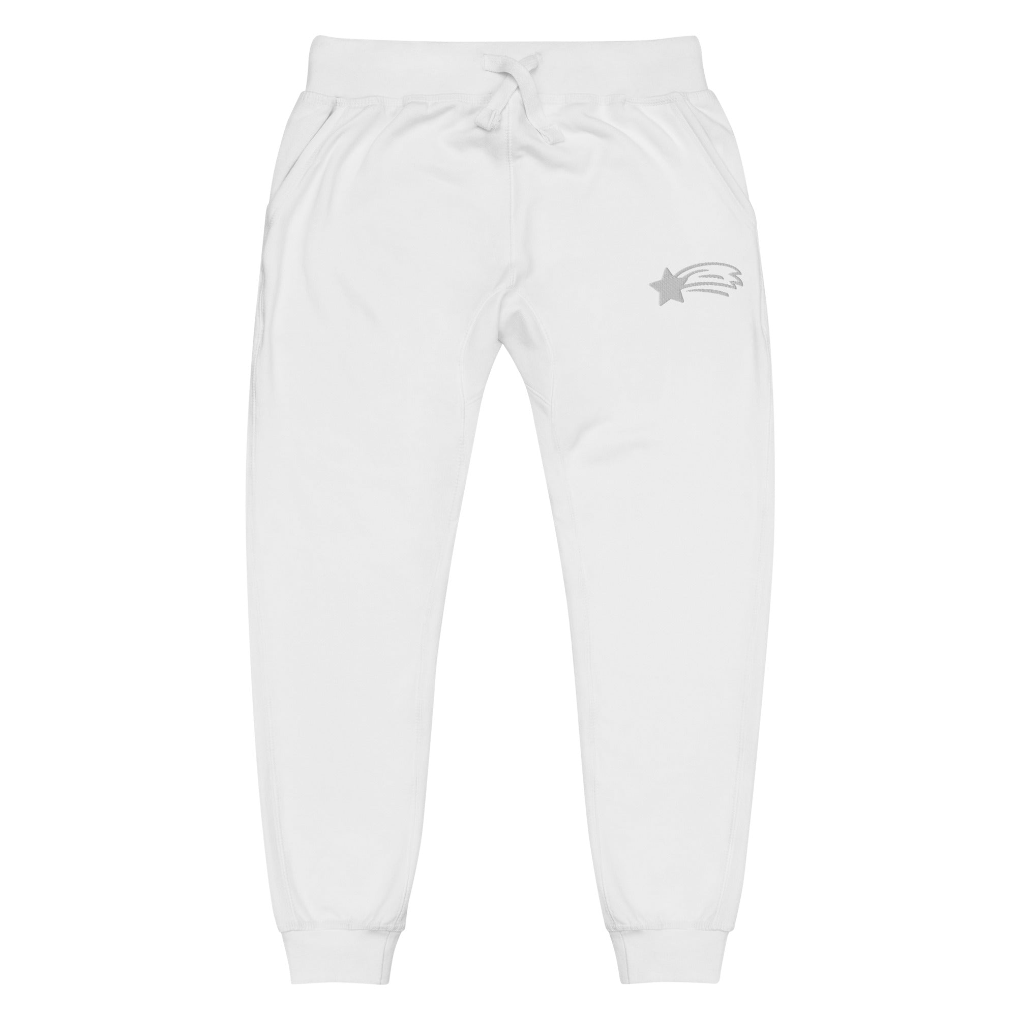 MountainStarGalaxy Unisex Fleece Sweatpants White