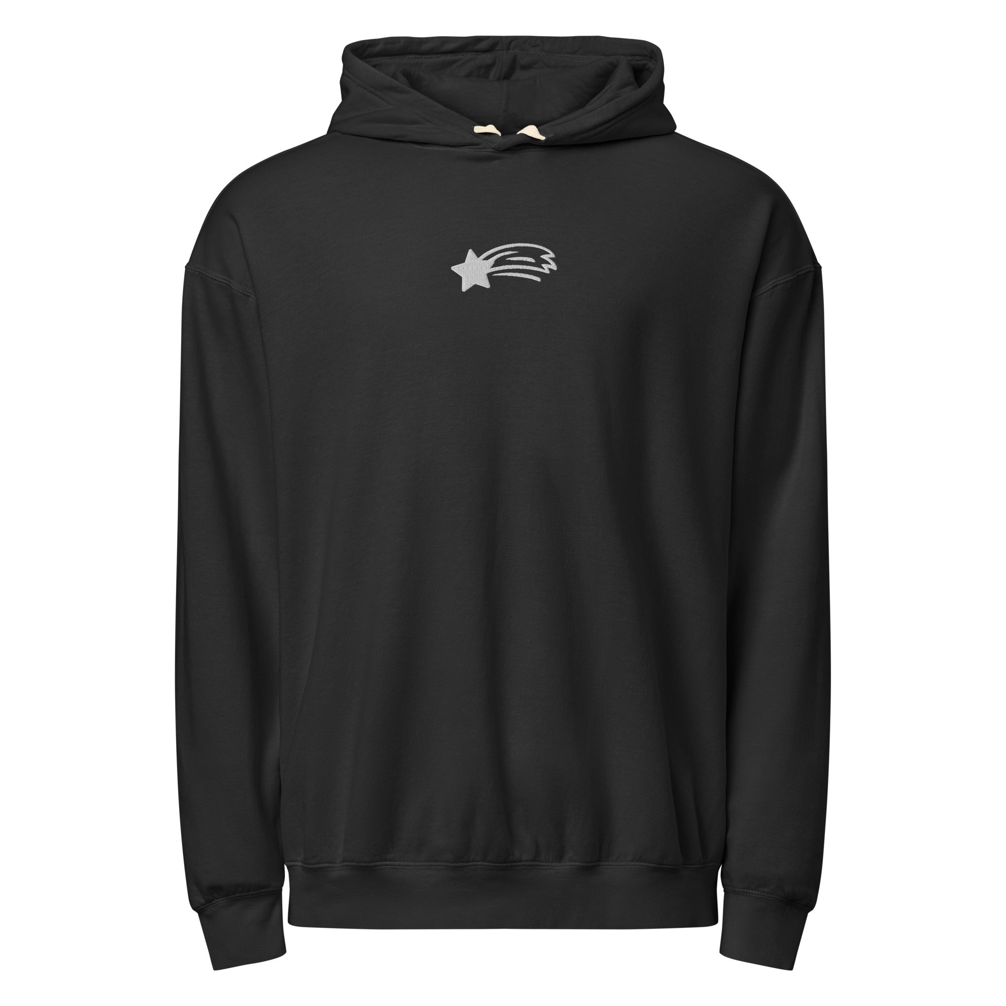 MountainStarGalaxy Unisex Garment-Dyed Lightweight Hoodie Black