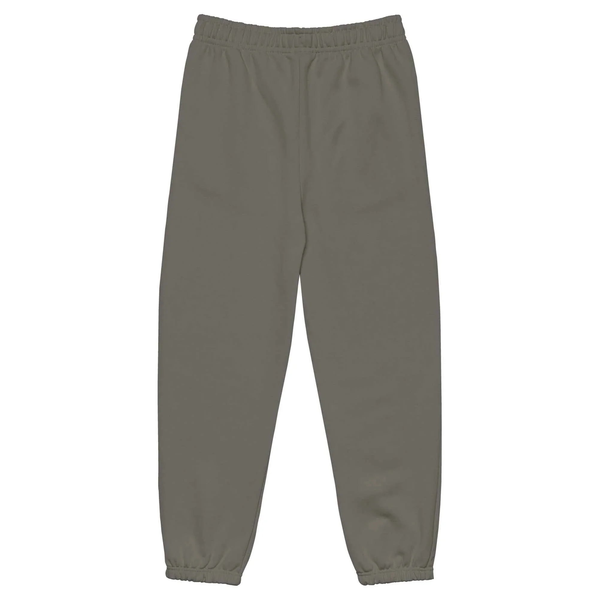 Unisex asphalt heavyweight sweatpants back view, MountainStarGalaxy casual loungewear