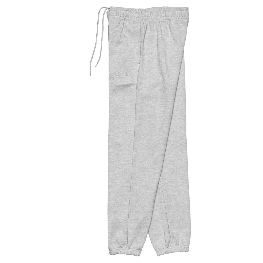 Unisex heavyweight sweatpants in athletic heather grey with drawstring waistband, MountainStarGalaxy.