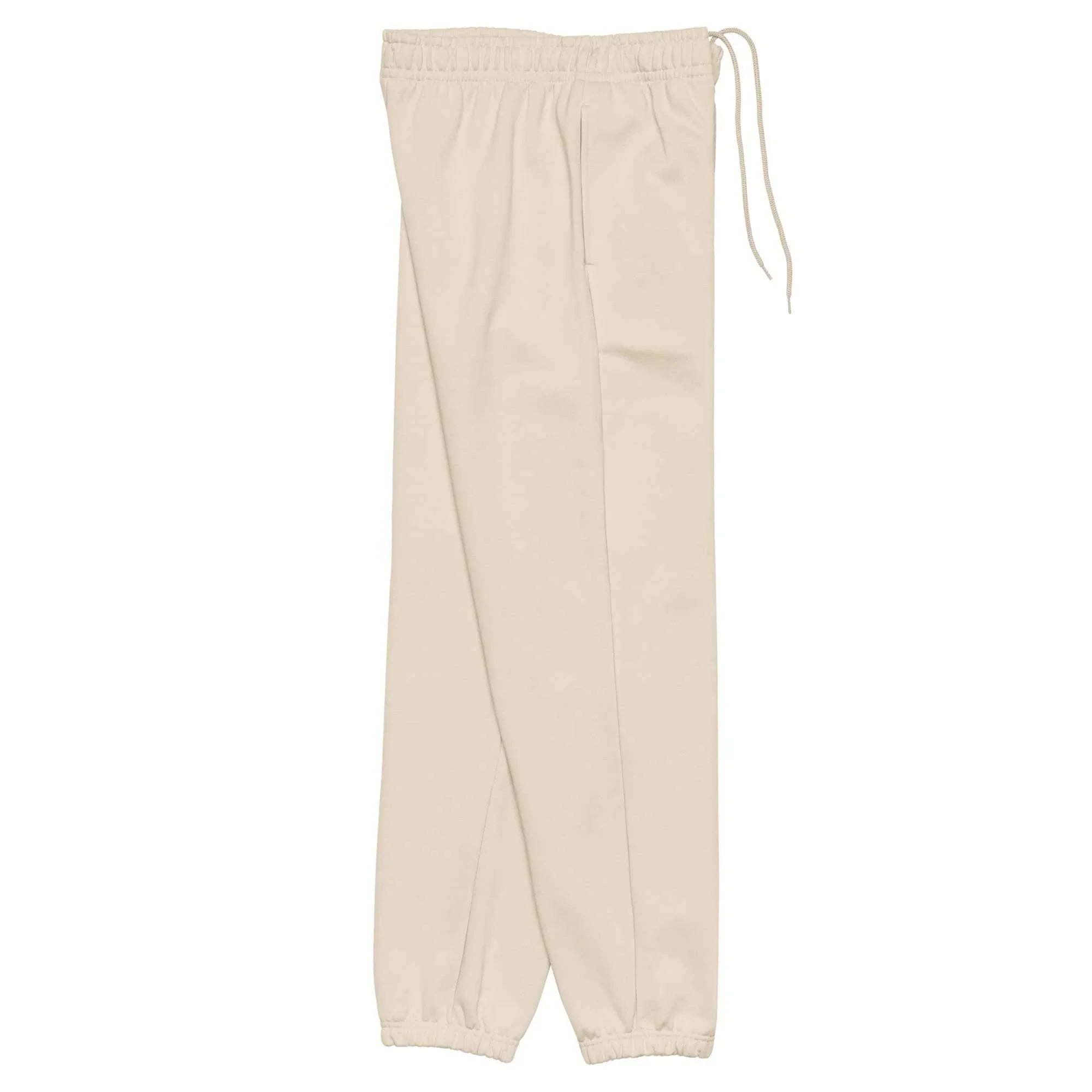 Unisex heavyweight sweatpants in dust color with elastic waist and cuffs, MountainStarGalaxy