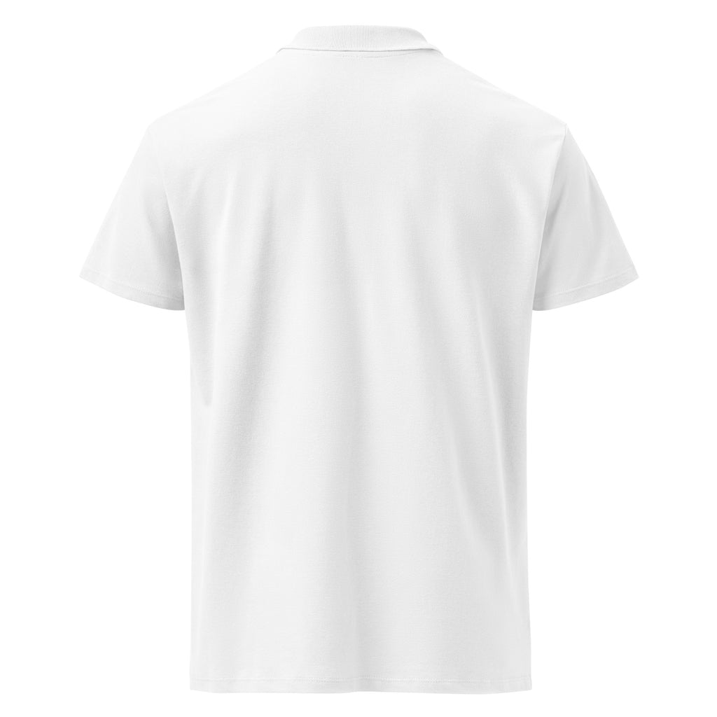 MountainStarGalaxy Unisex Premium Pique Polo Shirt White