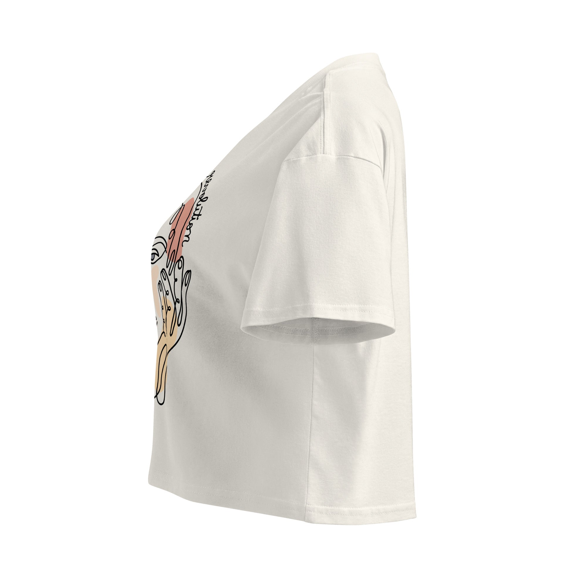 MountainStarGalaxy Women’s Crop Top Ecru