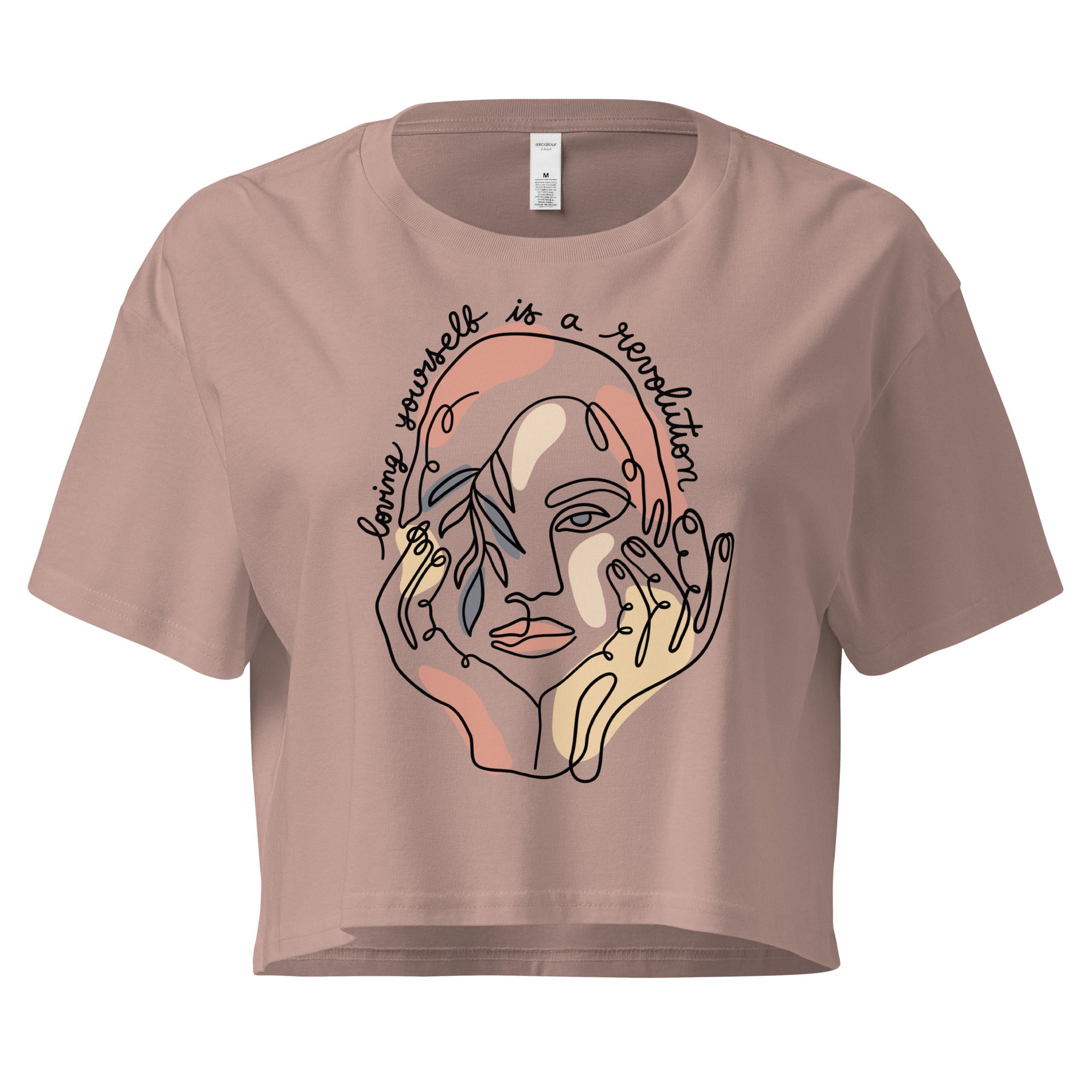 MountainStarGalaxy Women’s Crop Top Hazy Pink