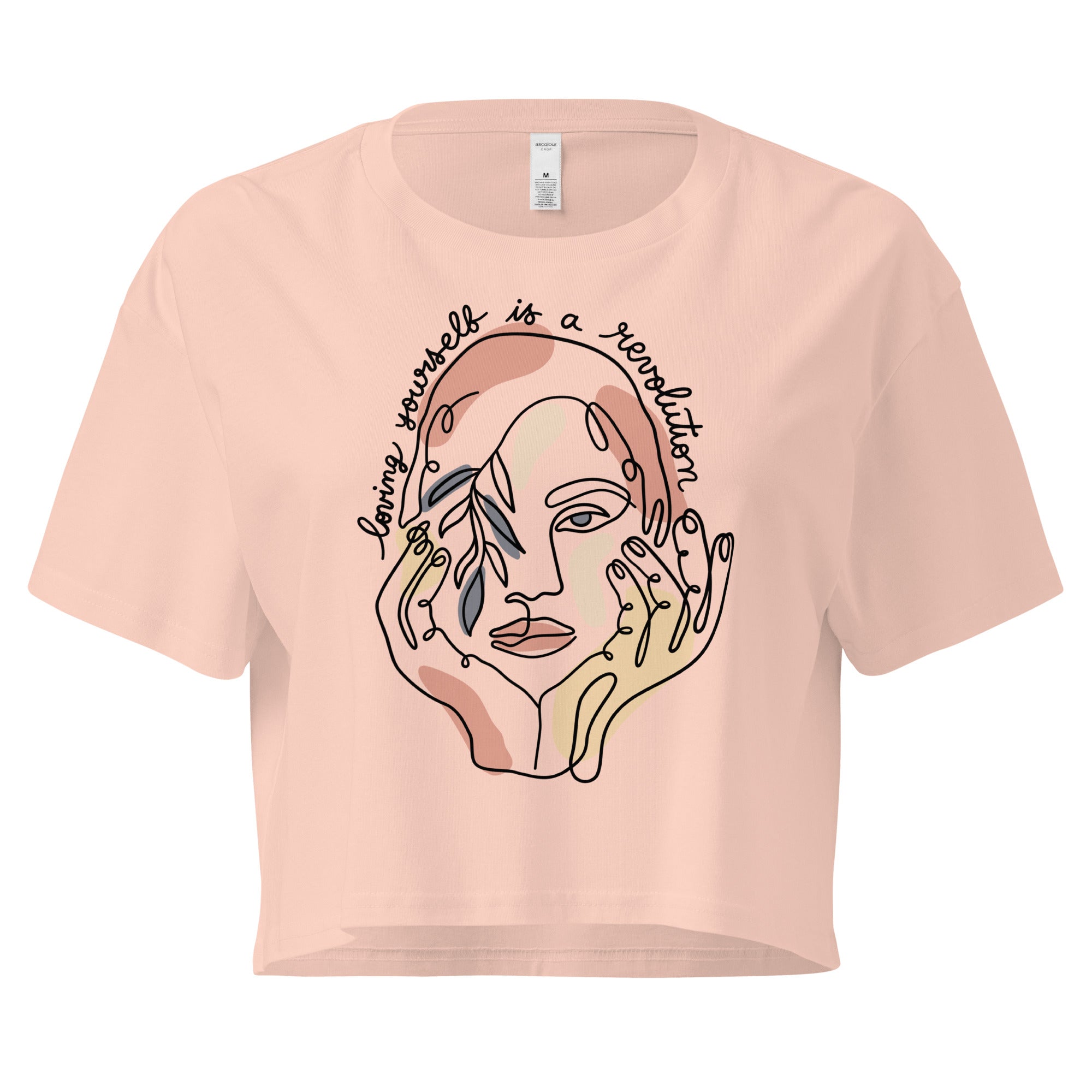 MountainStarGalaxy Women’s Crop Top Pale Pink